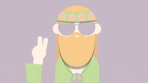 Animation Hippie GIF