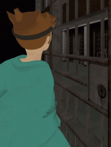 Animation Man In Jail I Hate This Place GIF
