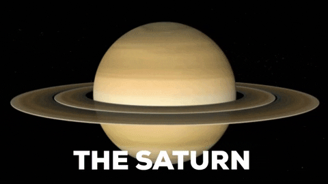 Animation Of The Saturn GIF
