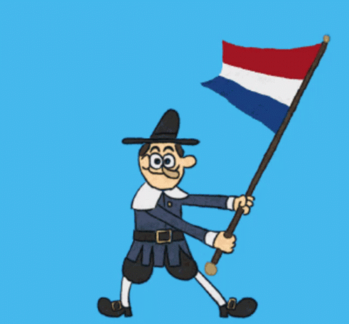 Animation Waving Flag Of Netherlands GIF
