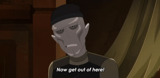 Animation You Need To Leave Angrily GIF