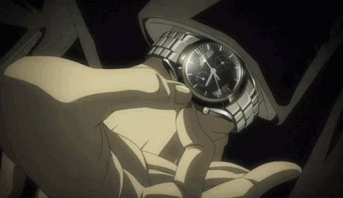 Anime Adjusting Wrist Watch GIF