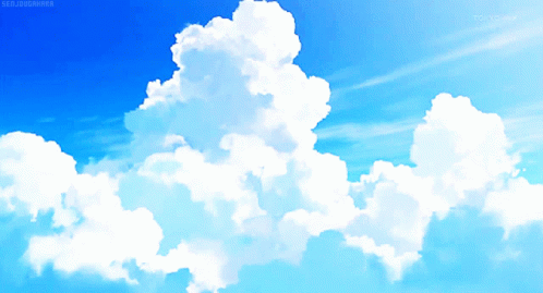 Anime Aesthetic Cloud GIF