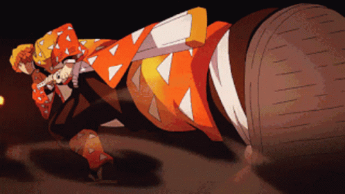 Demon Slayer Zenitsu Anime Banner GIF