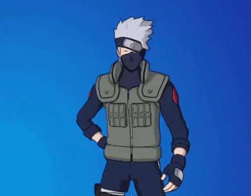 Anime Birthday Kakashi Fortnite Cake GIF