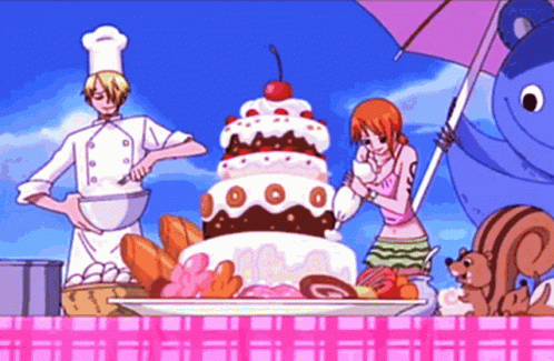 Anime Birthday Sanji And Nami GIF