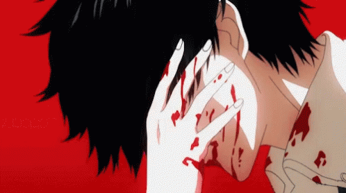 Anime Blood Ken Kaneki Tokyo Ghoul GIF