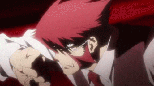 Anime Blood Klaus Van Reinhertz Kekkai Sensen GIF