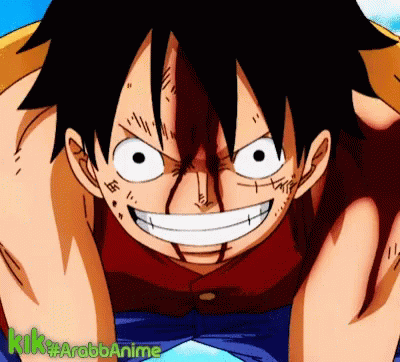 Anime Blood Monkey Luffy One Piece GIF