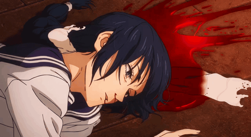 Anime Blood Riko Amanai Jujutsu Kaisen GIF