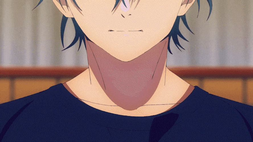 Anime Boy With Bright Blue Eyes GIF 