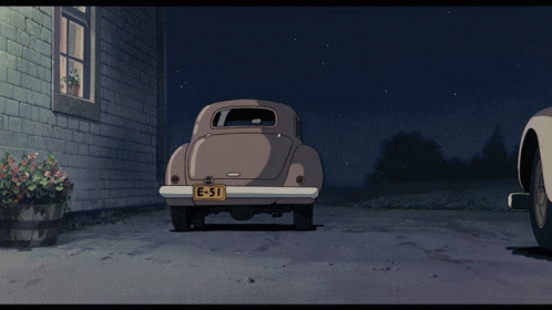 Anime Car Parking GIF