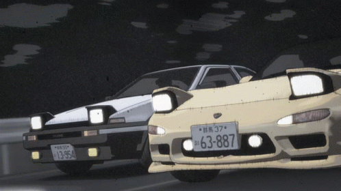 Anime Car Pink Electric Current GIF
