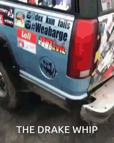 Anime Car The Drake Whip GIF