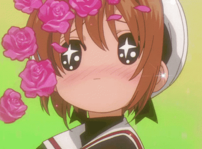 Anime Cardcaptor Sakura Blushing GIF