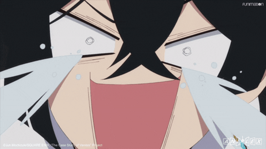 Anime Cartoon Laugh Cry Reaction GIF