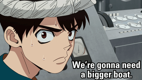 Anime Cast Gonna Need A Bigger Boat GIF
