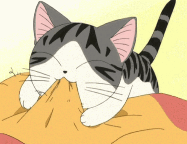 tumblrmpzxwzlInl1sv98gio1500gif 500281  Anime cat Anime animals Cat  art