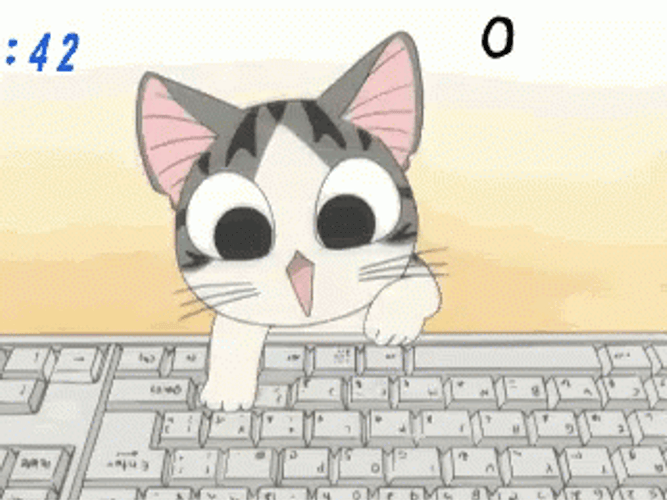 Anime Cat Lol GIF