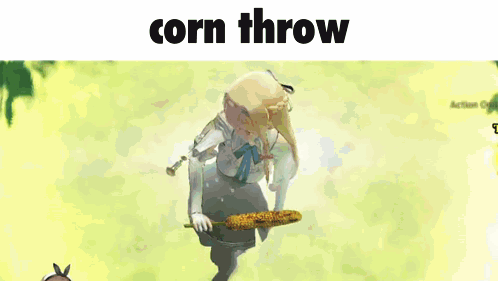 Anime Character Cornhole Throw GIF