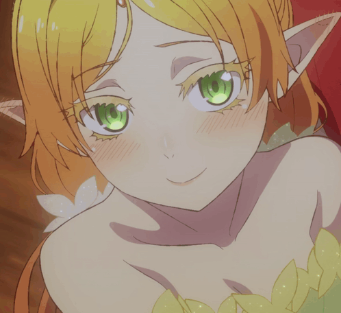 Anime Character with Green Eyes