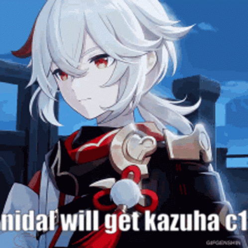 Anime Character With Hidal Will Get Kazuha C1