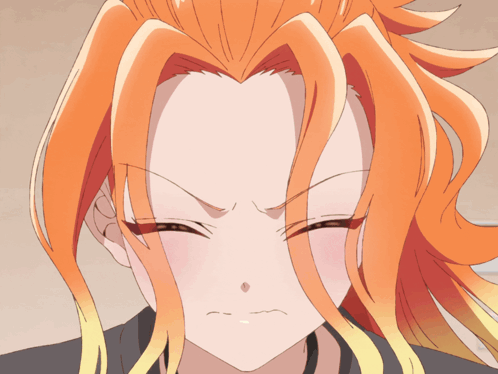 Anime Character with Orange Hair