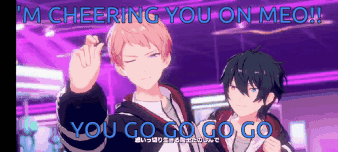 Anime Characters Cheering You On