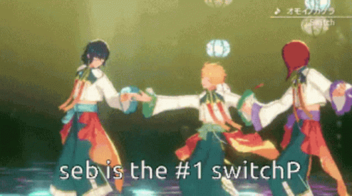 Anime Characters Dancing Seb #1 Switch P