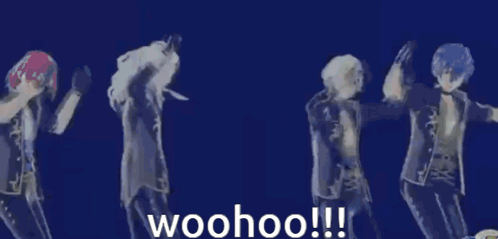 Anime Characters Dancing With Woohoo