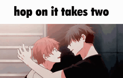 Anime Characters Hugging Hop On It Takes Two