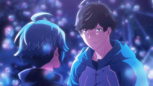 Anime Characters Looking at Each Other
