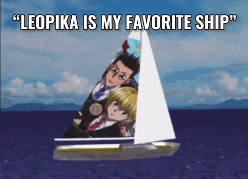 Anime Characters Sailboat Leopika Is My Favorite Ship