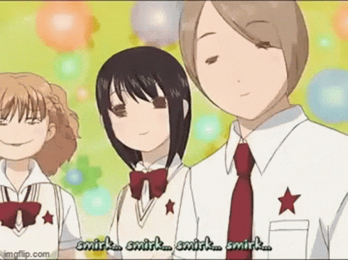 Anime Characters Smirking