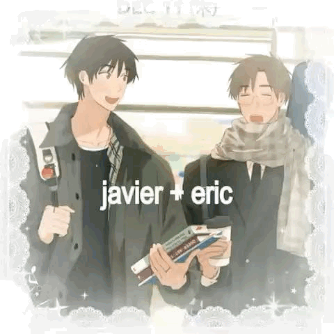 Anime Characters Standing On Train GIF
