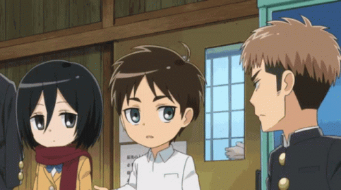 Anime Characters Standing Together GIF