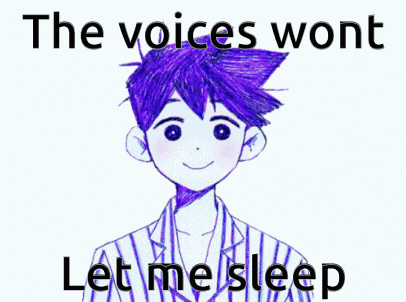 Anime Characters With Voices Won't Let Me Sleep GIF