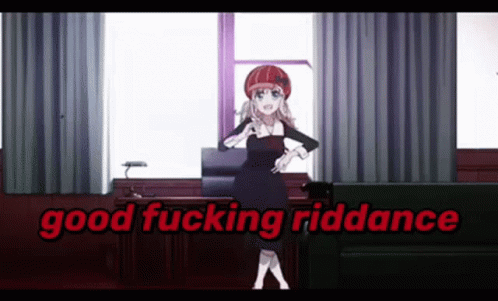 Anime Chika Dance Good Fucking Riddance GIF