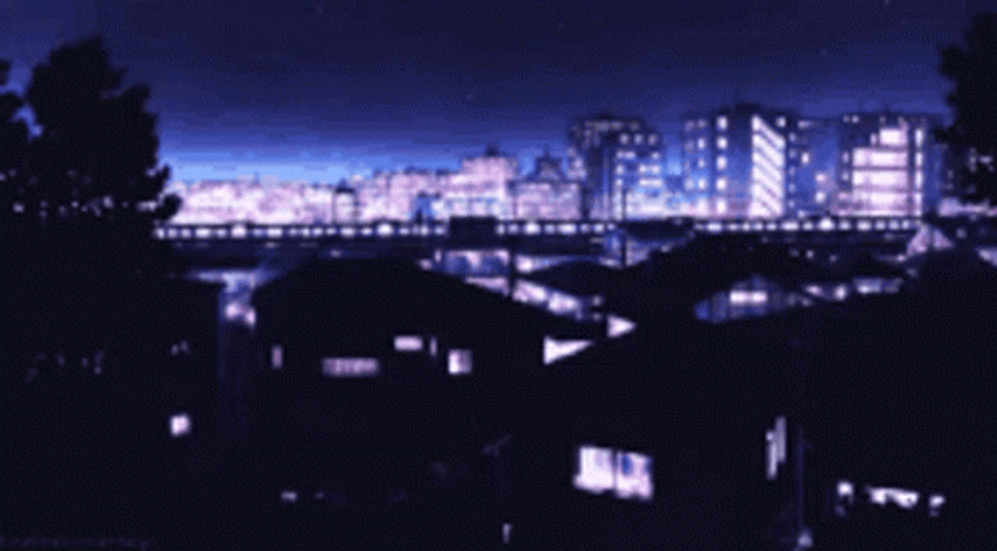 Anime City GIF