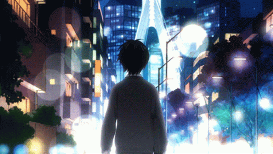 Anime City GIF