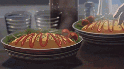 Anime Cooking Delicious Foods GIF