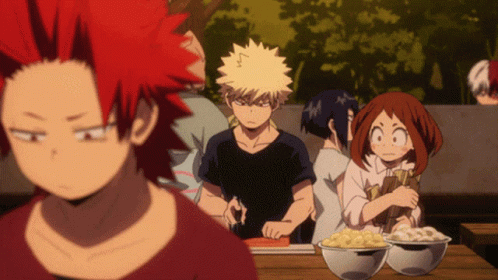 Anime Cooking Katsuki Bakugo Fast Hands GIF