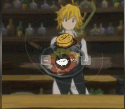 Anime Cooking Meliodas Preparing Meal GIF
