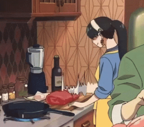 Anime Cooking Yor Forger Knife Skills GIF