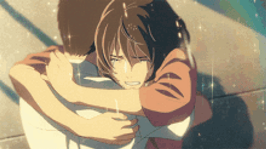 Anime couple crying and hugging HD wallpapers | Pxfuel