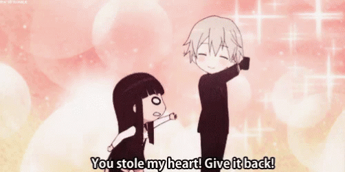 Anime Couple You Stole My Heart GIF