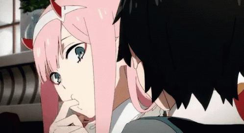 Anime Couple Zero Two Hiro GIF