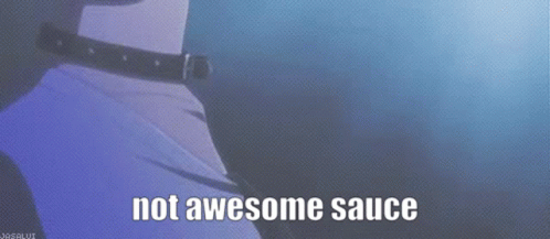 Anime Crying Not Awesome Sauce GIF