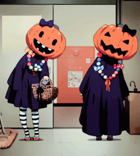 Anime Cute Halloween Costumes GIF
