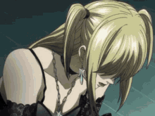 Anime Death Note Misa Amane Black Dress GIF